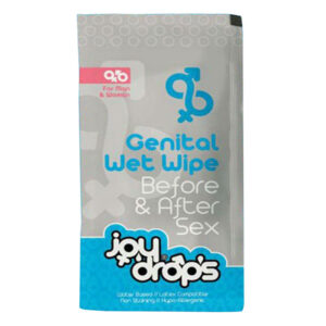Joydrops Salvietta per la pulizia Genitale prima e dopo il rapporto