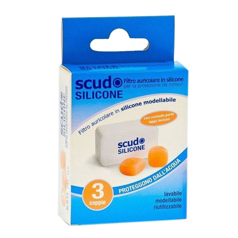 Earplug Scudo Silicone 3 Coppie 6 Pezzi