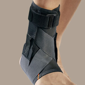 MALLEOFIT81 cavigliera in tessuto airX con tiranti elastici ad 8 stecche a spirale