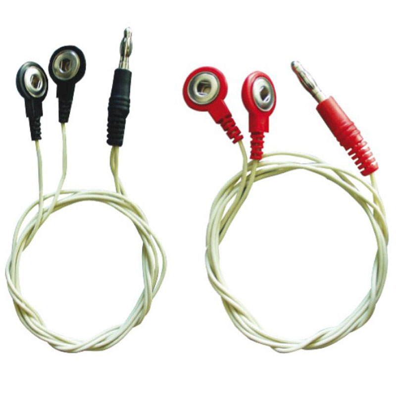 Sdoppiatore di Uscite da Spinotto 4 mm Maschio verso 2 Clip Femmina