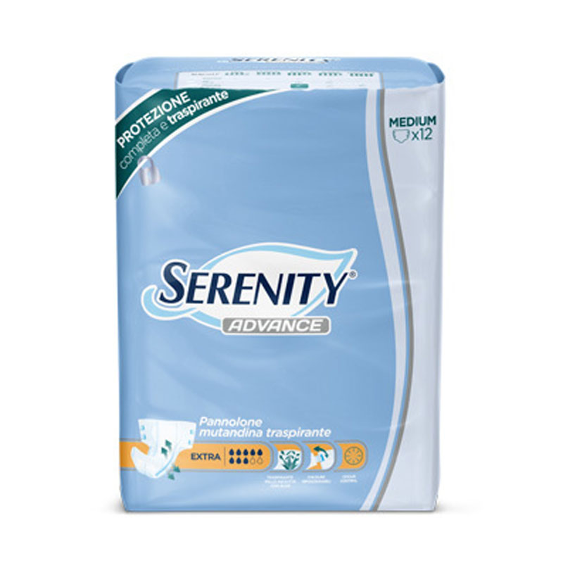 SERENITY Advance Pannolone Mutandina Traspirante Extra (12 pz)