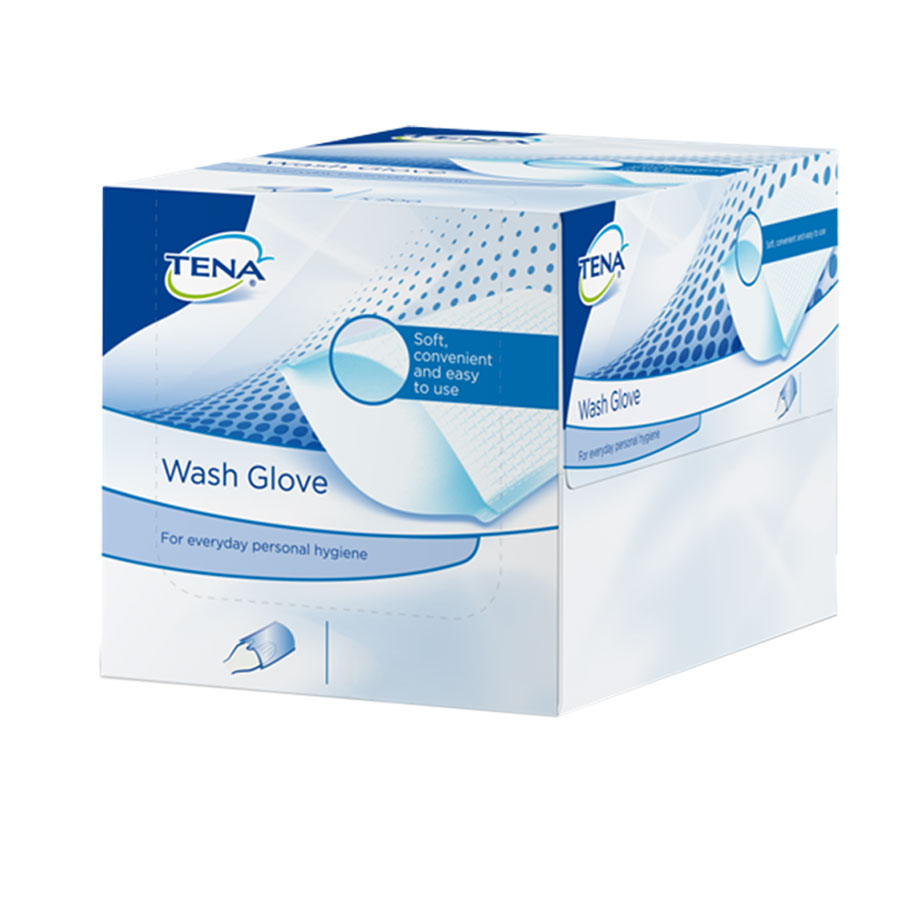 Tena Wash Glove - Guanti (50 pz)